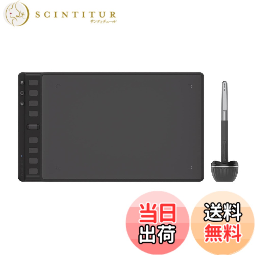 【貨物輸送無料】HUION 書き込みため桶 書き込み経口避妊薬 Inspiroy 2 8.7 x 5.4in 全面引きあげる点数の書き込みPW110 最大限度24個のショートカット足懸かりを築き上げる能力のある 車輪名取り草も１個あり やり方能率が大きいに盛りかえす Android Windows MacOS リナックス相応う 黒いこと M大きさ