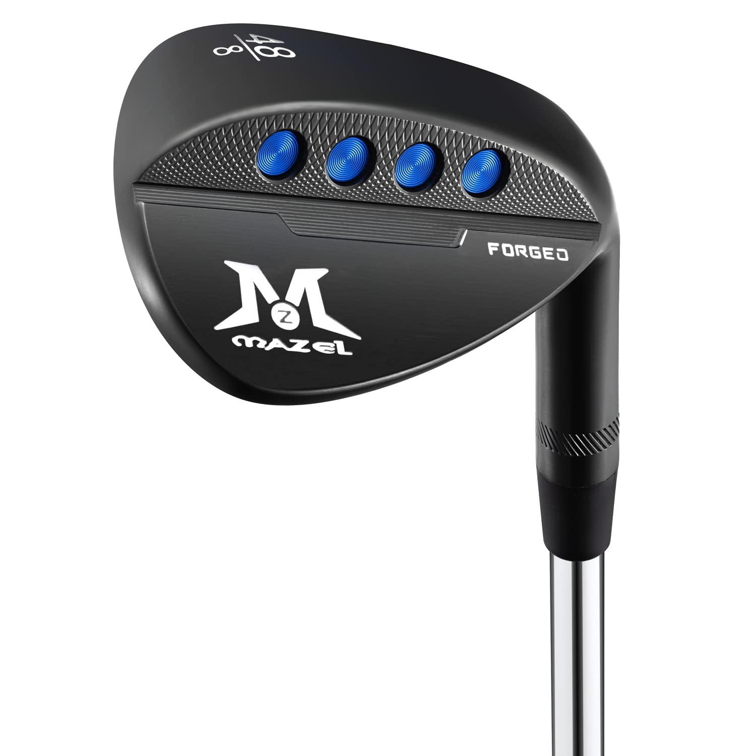 【送料無料】MAZEL (マゼル) FORGED 鍛造ゴルフサンドウェッジ メンズ 右利き ロフト角:48度、50度、52度、54度、56度、58度、60度 ワイドソールウェッジ (ステンレス鋼（鍛造 - ブラック）, Rフレックス, 48, 度, 右利き) 9,989円