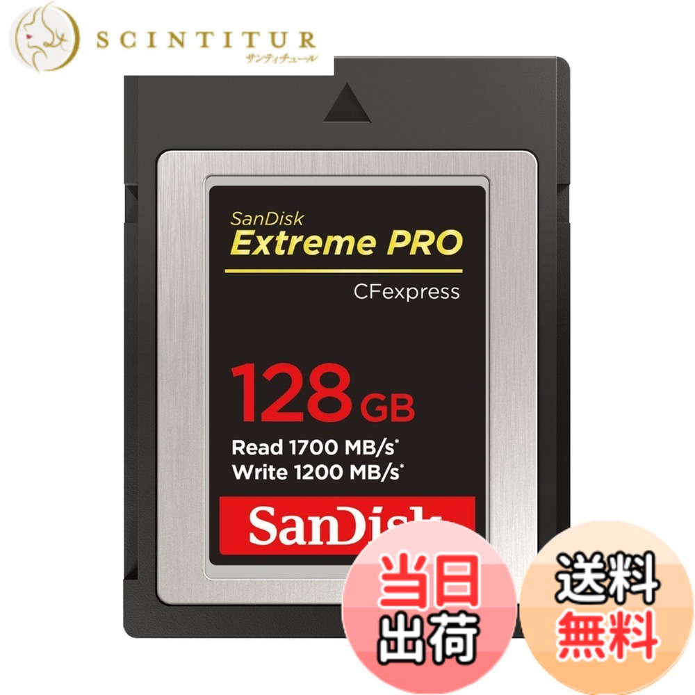 【送料無料】【 サンディスク 正規品 】 CFexpress Type B 128GB 最大読取り速度 1700MB/秒 SanDisk Extreme PRO SDCFE-128G-GH4NN