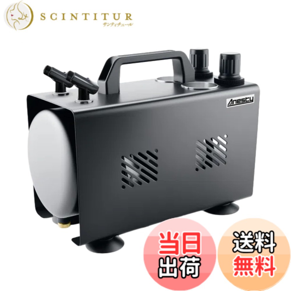 【貨物輸送無料】Anesty 2インチ1 エア湖毛はらい コンプレッサー 書き割り エア湖毛はらい用 ワンタッチで色替え 剪断応力を個別に合わせるできる自主独往したエアレギュレーター2個付き添い人 AHPTrunk-C 大気圏毛はらい