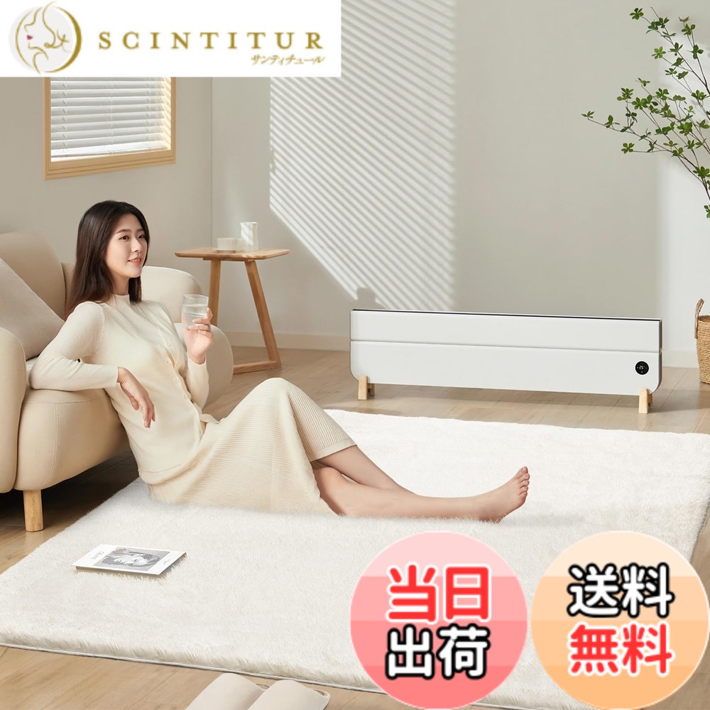 【送料無料】SOMANT カーペット ラグ 3畳 オールシーズン 洗える 低反発 厚手 抗菌防臭加工 防音 防ダニ ラグマット シャギーラグ 滑り止め付き 暖かい ラグ マット リビング寝室用 200x250cm アイボリー