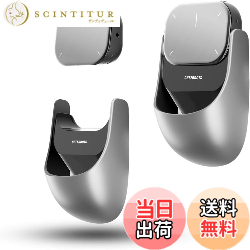 【送料無料】Cheerdots2 空中対応マウス｜デスク＆エア切替操作｜Bluetooth無線｜USB-C充電・軽量設計｜会議・プレゼン向け（シルバー）｜サンティチュール