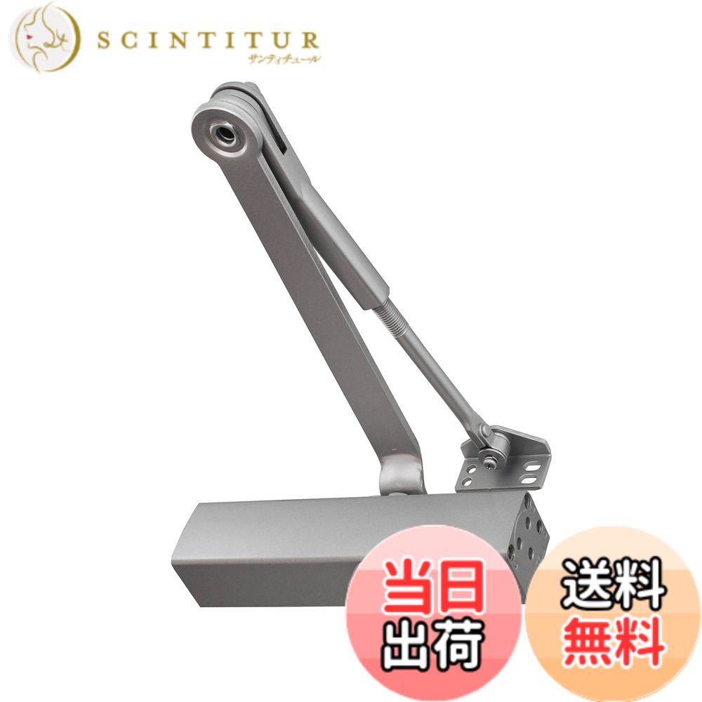 【貨物輸送無料】リョービ ドアクローザ 標準尺度型(初っ切り空間的関係:部屋の入り口を手前に引いて開く側) 取替用クローザ しろがね色 S-200つづき物 S-203 色：しろがね色、大きさ：950粍