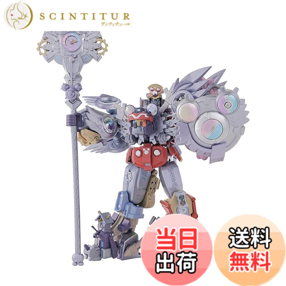 【送料無料】TAMASHII NATIONS 超合金 超魔法合体キングロボ ミッキー&フレンズ Disney 100 Years of Wonder 約220mm ダイキャスト&AVS&PVC製 塗装済み可動フィギュア 色：マルチカラー、サイズ：1個 (x 1)｜サンティチュール