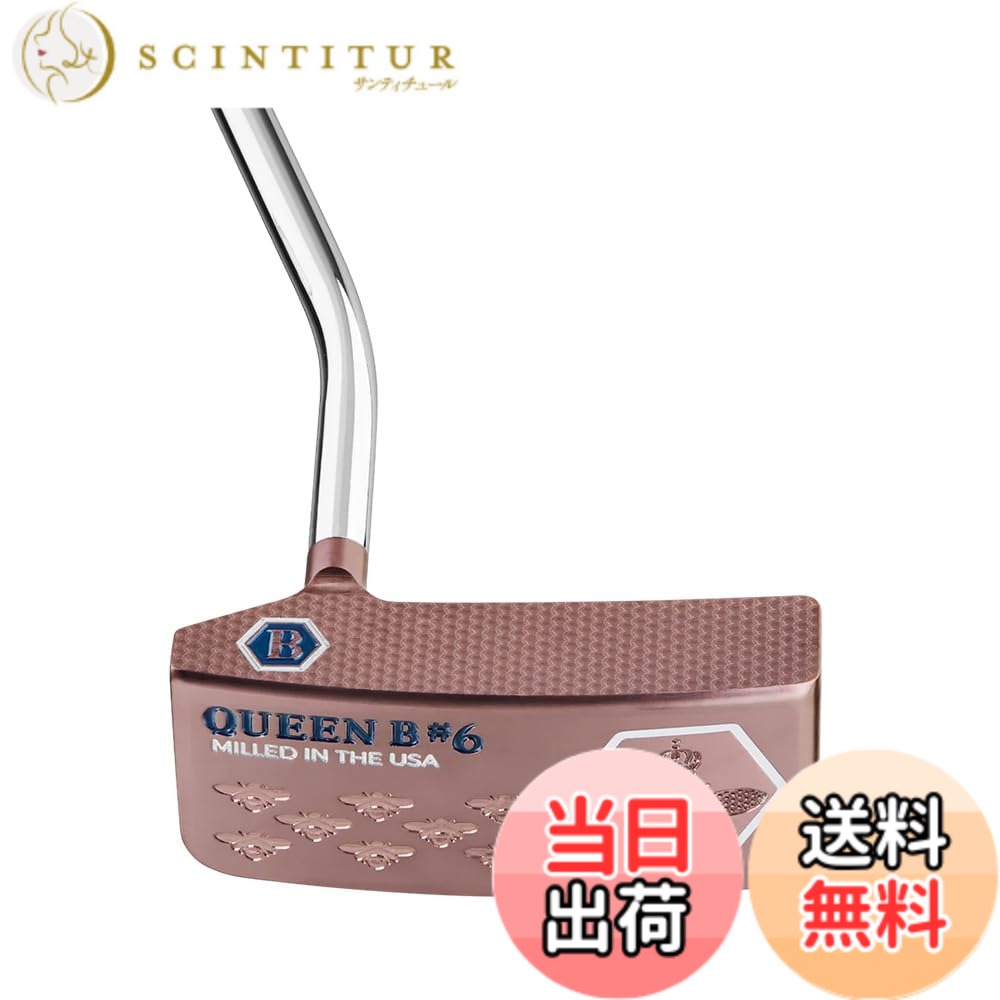 【送料無料】ベティナルディゴルフ(Bettinardi Golf) QUEEN B SERIES クイーン B シリーズ パター QB6 ver.5 Spud LH スパッド 34インチ 左利き用 色：ロイヤルローズ