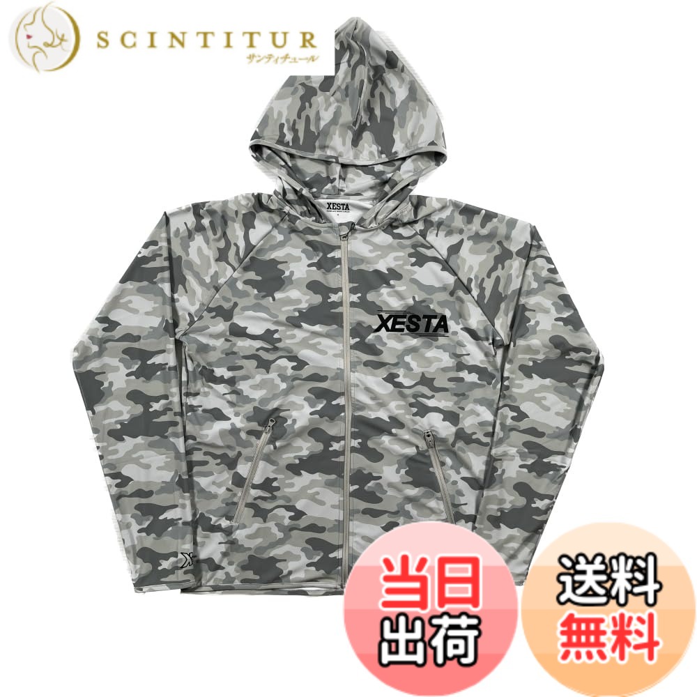 【貨物輸送無料】ゼスタ(Xesta) XESTA 混雑時パーカー 薄墨色合鴨x黒いこと L 色：薄墨色合鴨x黒いこと、大きさ：L