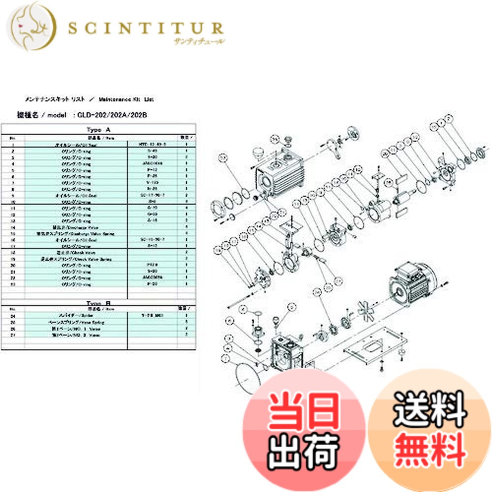 【貨物輸送無料】ULVAC GLD-202用検査と修理一揃いの道具A GLD-202