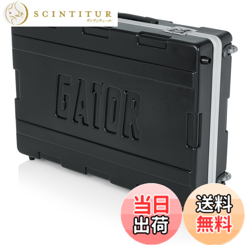 【送料無料】GATOR ゲーター ミキサーケース 軽量PE製 G-MIX Series ホイール付き G-MIX 【国内正規品】 色：ブラック、サイズ：20" x 30" x 6"｜サンティチュール 33,733円
