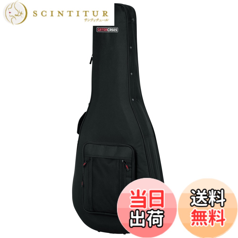 【送料無料】GATOR ゲーター アコースティックギター用 軽量セミハードケース GL Guitar Series EPS製 GL 【国内正規品】 色：ブラック｜サンティチュール