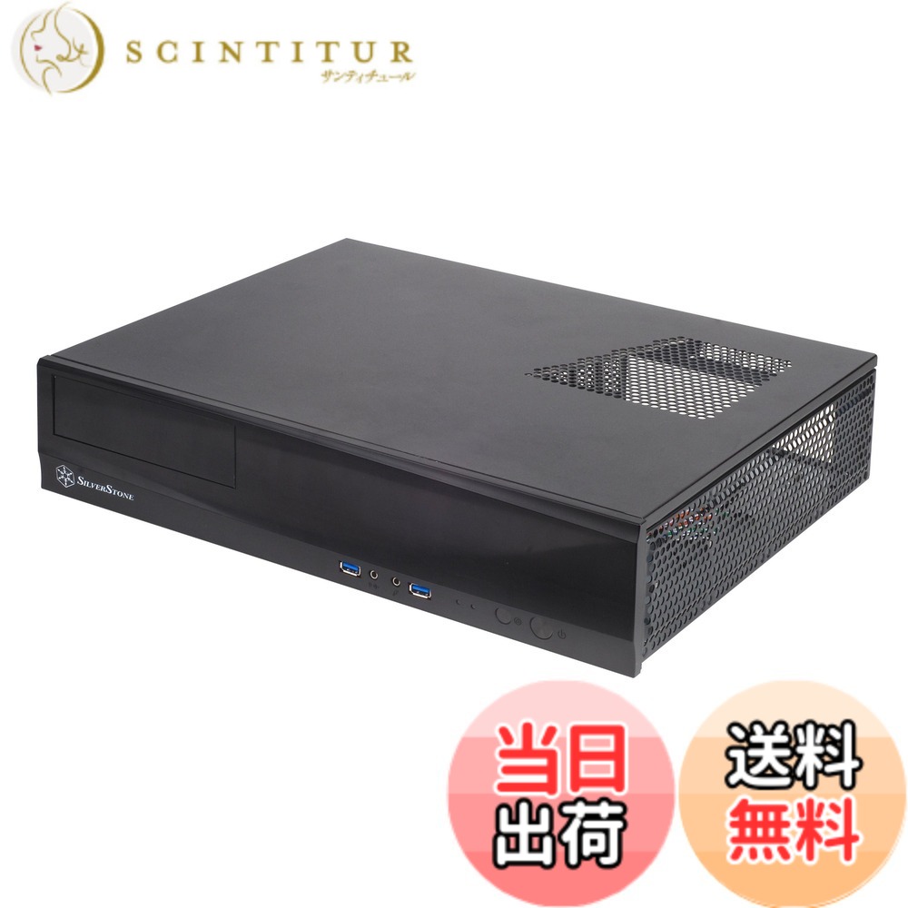 【貨物輸送無料】Silver Stone Milo続きもの か細いHTPC入れもの SST-ML03B 色：黒いこと