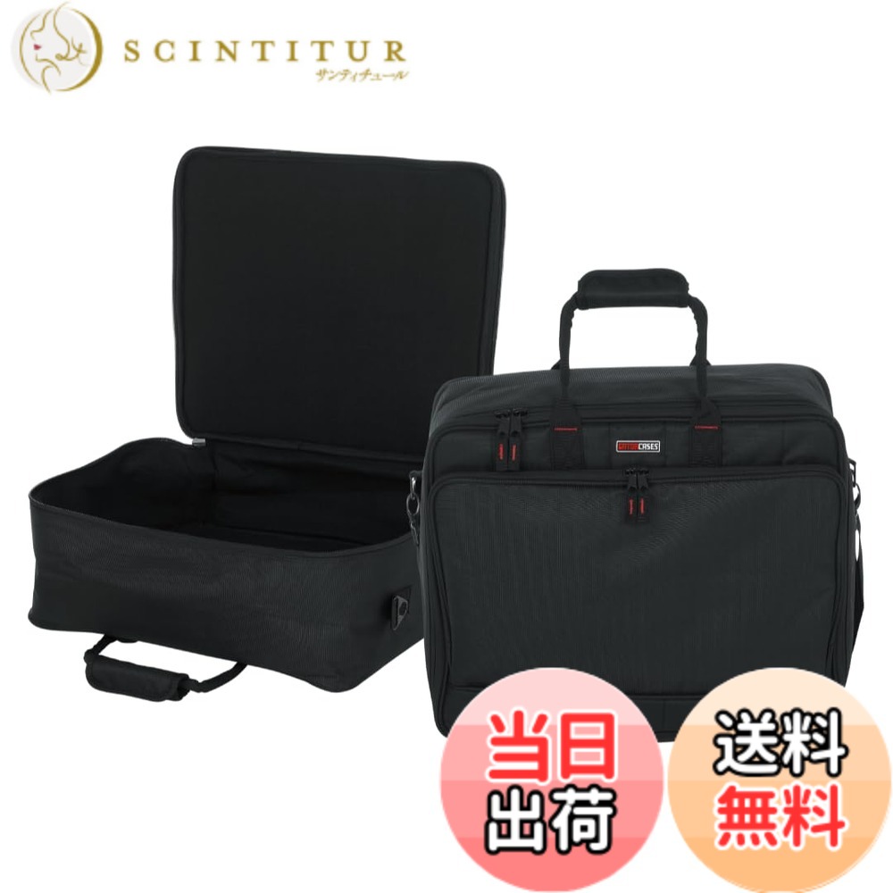 【送料無料】GATOR ゲーター ミキサーケース 高密度ナイロン製 G-MIXERBAG Series G-MIXERBAG 【国内正規品】 色:ブラック、サイズ:18" x 15" x 6.5"|サンティチュール