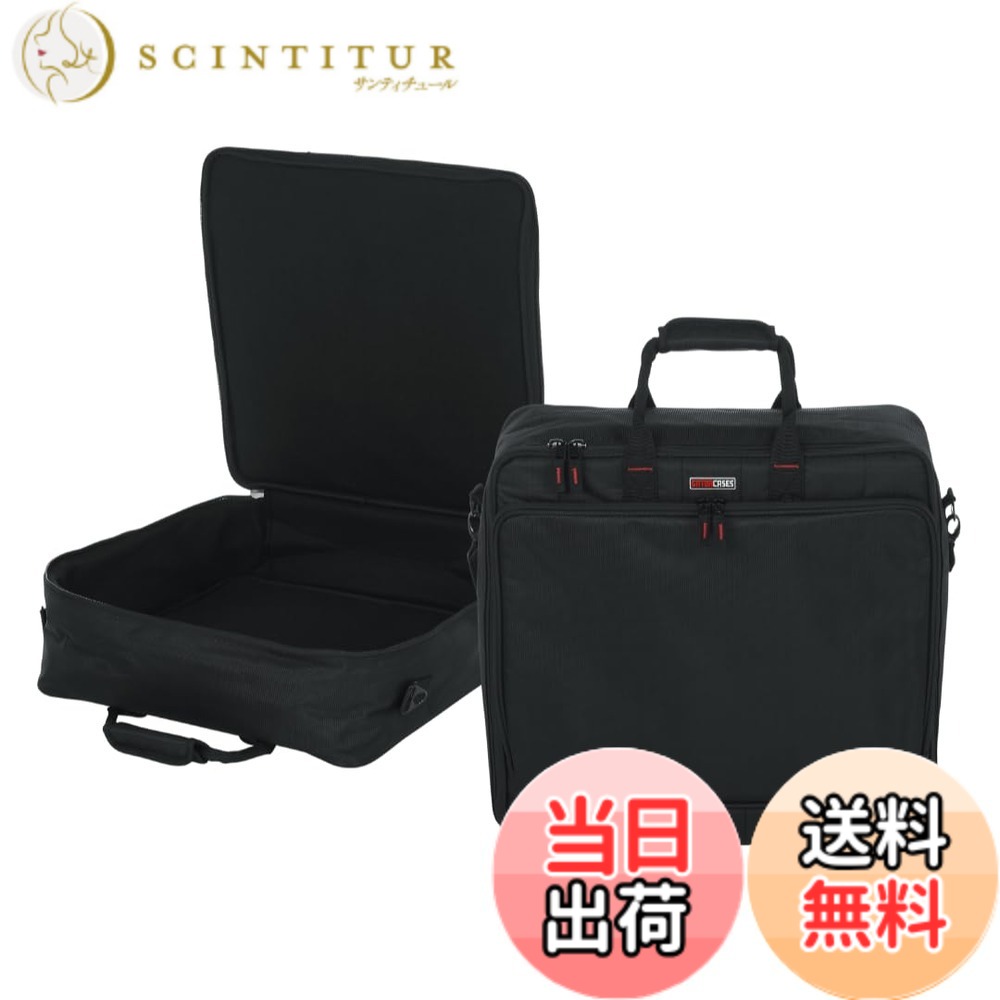 【送料無料】GATOR ゲーター ミキサーケース 高密度ナイロン製 G-MIXERBAG Series G-MIXERBAG 【国内正規品】 色：ブラック、サイズ：18" x 18" x 5.5"｜サンティチュール