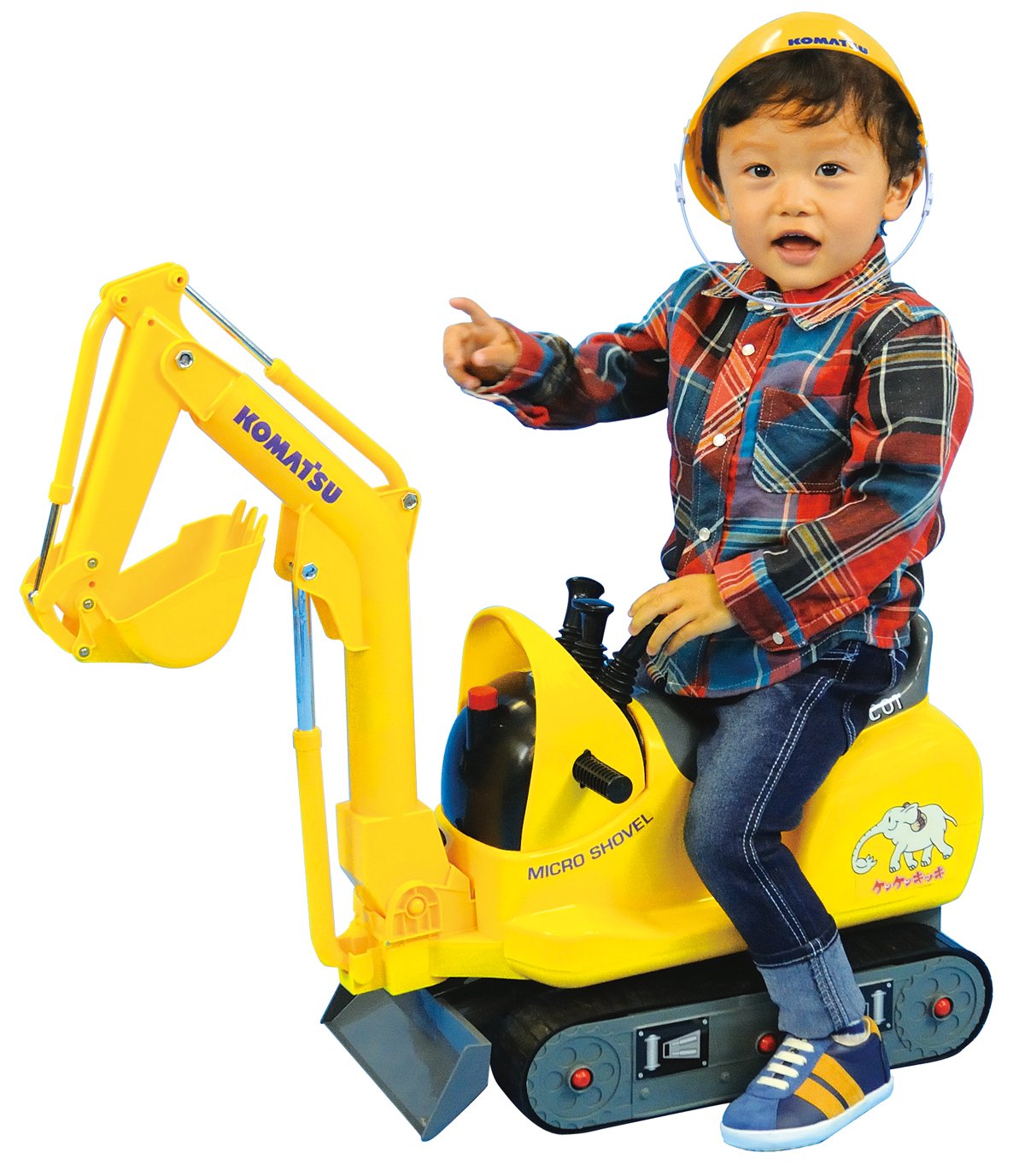 【貨物輸送無料】トイコー(Toyco) 乗用シャヴェル コベルコ建機SK200 客体年歯：3才- 色：黄色、大きさ：31 x 54 x 39 珊