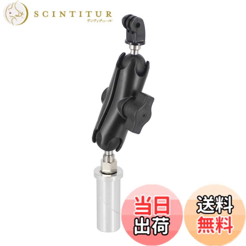 【貨物輸送無料】REC-MOUNTS for GoPro(ゴープロ)HEROつづき物用マウント HERO HERO2 HERO3 HERO3+ HERO4 HERO Session より抜き相応う 色：しろがね色,黒いこと、大いさ：ステム/φ23-φ25/手M(94粍) 家電-エアコン用アクセサリー