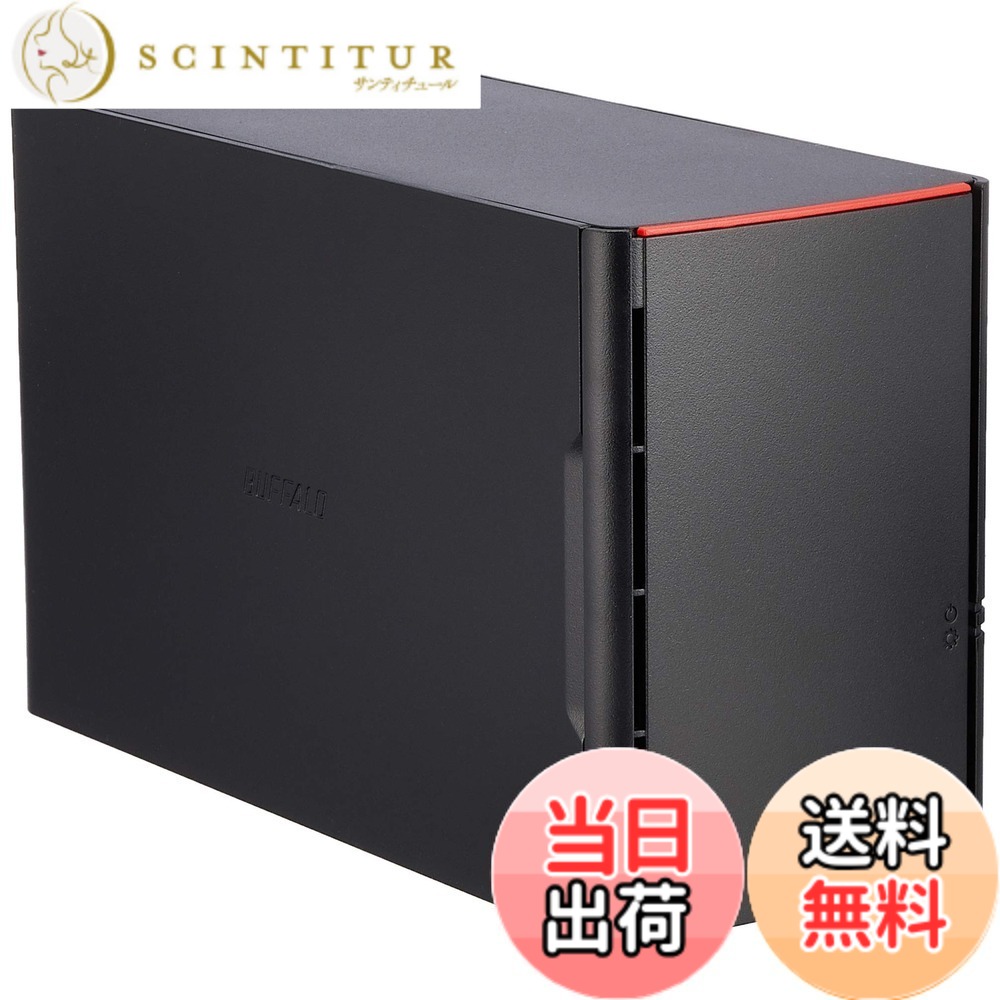 【貨物輸送無料】BUFFALO 繋がりステイション for SOHO RAID役立つこと積み上げる 高信頼HDD WD Red召しかかえる 網状組織HDD(NAS) 3年 LS220DNBつづき物 色：黒いこと、大いさ：6結核症(3TBx2)