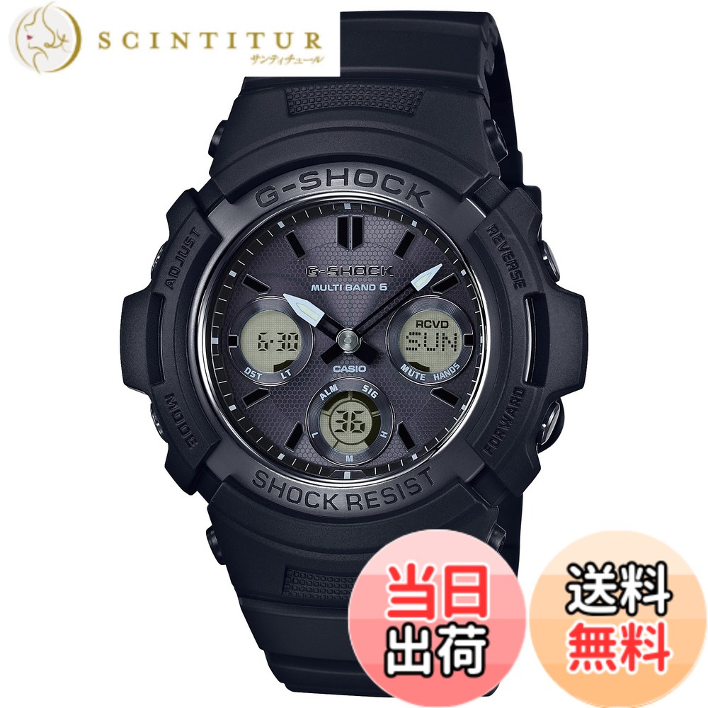 【貨物輸送無料】[カシオ] ウォッチ ジーショック 【国内置き目品】AWG-M100 脂ダンス楽隊 色：オール黒いこと、大きさ：1個