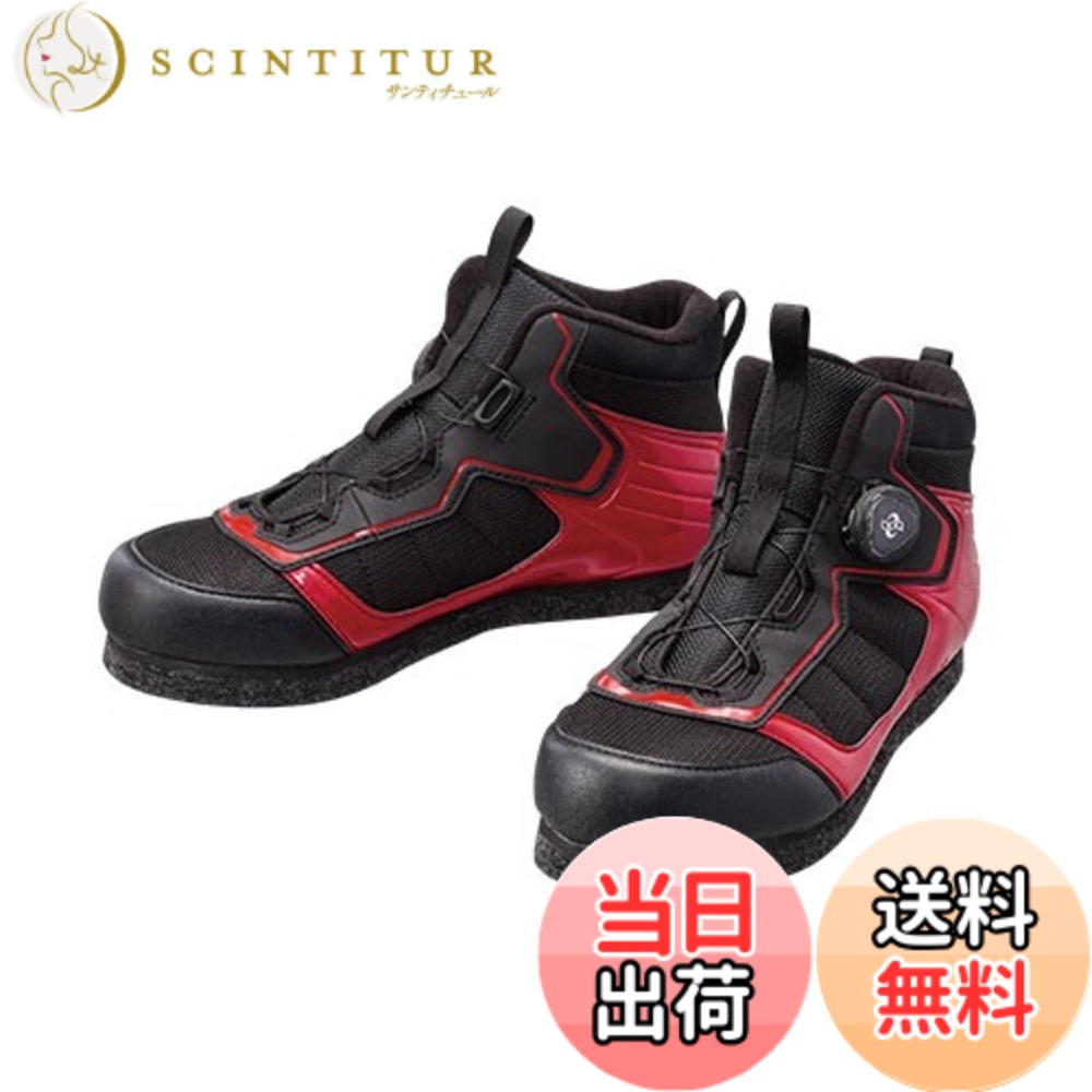 【貨物輸送無料】シマノ(SHIMANO) カットラバーピンフェルトフィットシューズ LT FS-041Q 色：赤いこと、大きさ：29.0 糎