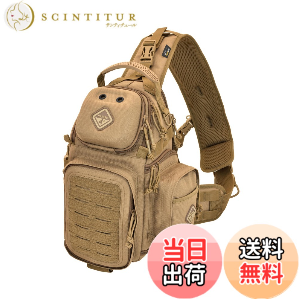 【貨物輸送無料】HAZARD4 一眼二眼レフ写真機用 スリングカメラバッグ Freelance - photo and drone tactical sling-pack 色：Coyote、大きさ：並大抵