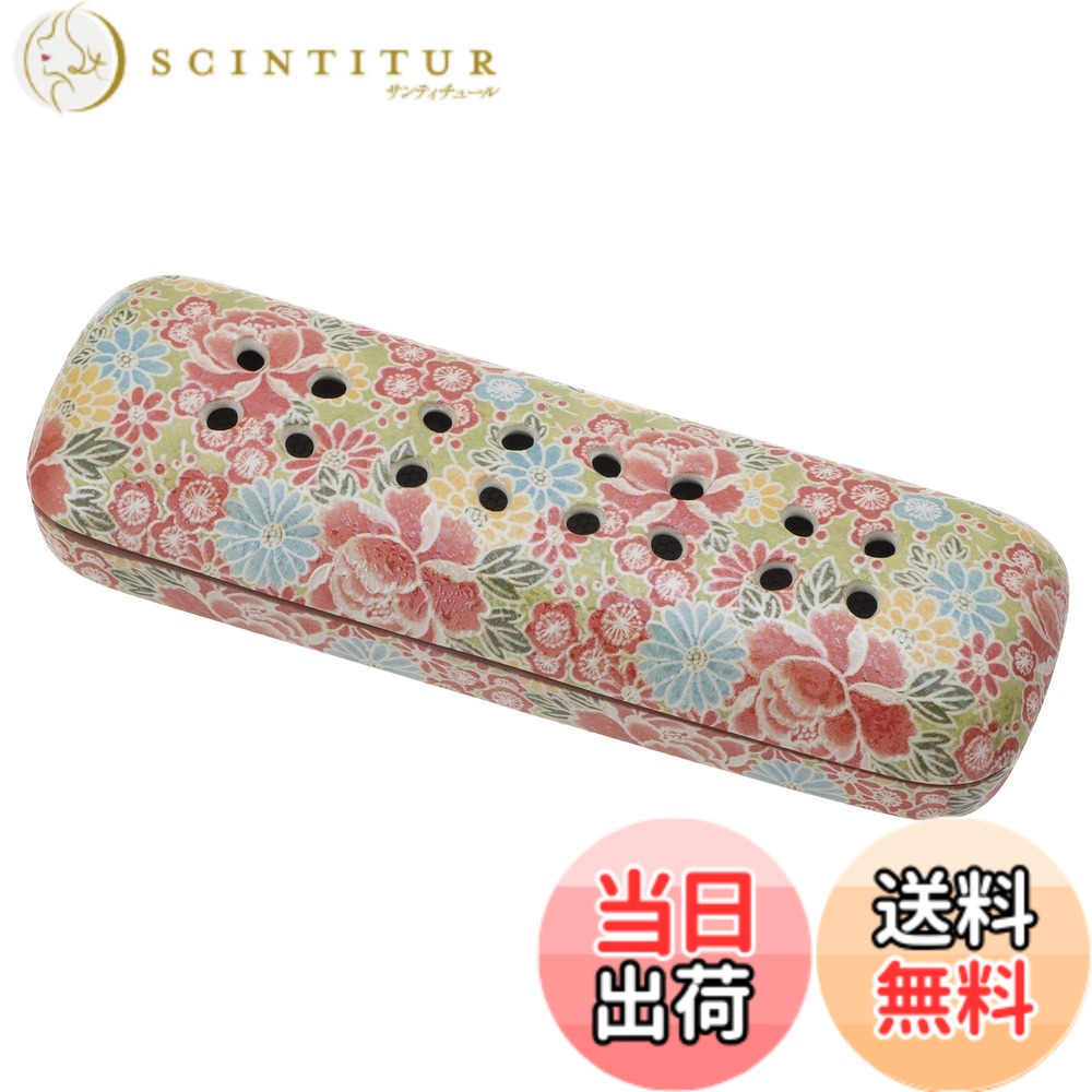 【貨物輸送無料】サンメニー 取り替えっこ用 網 小 寝かせる 線香皿 用 金属元素網 日本製 室内装飾に馴染む 今めかしい お 香 線香 焼香 はたご屋観念 仏具 今日このごろ仏壇 お仏壇 小 専用 お供え お焼香 線香立て インセンスホルダー コ 色：10) 四季友禅、大きさ：2) 大 6.5x19.8x高さ3.6糎