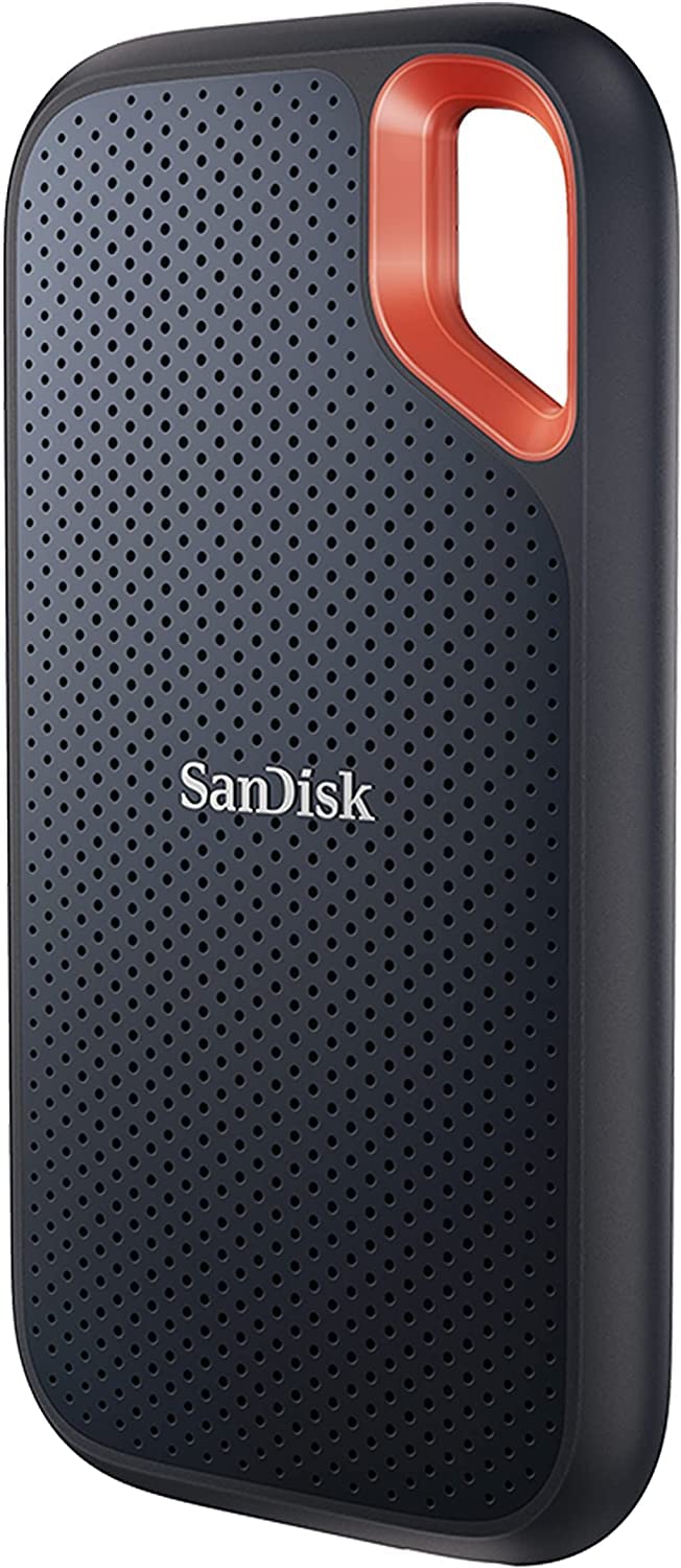 【貨物輸送無料】SanDisk (サンディスク) エクストリームポータブルSSD - 最大限度1050MB/秒 - USB-C USB 3.2 Gen 2 - 外後ばらいソリッドステート運転 色：黒いこと、大きさ：4結核症