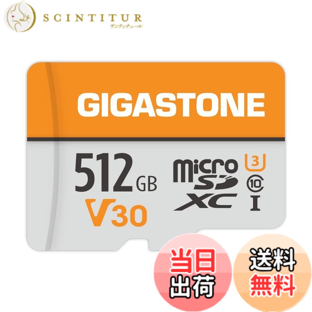 【貨物輸送無料】GIGASTONE マイクロsd歌留多OranGray GP 1 色：512GB Full 固定ディスク 1枚仕掛ける、大きさ：512GB