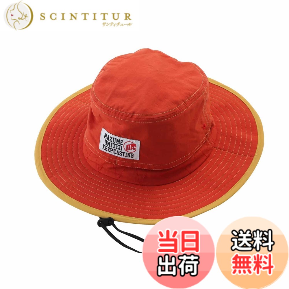 【貨物輸送無料】mazume SUNSHADE HAT 2大きさ詳しく述べる 色：バレンシアオレンジ色、大きさ：59.0-63.0 珊