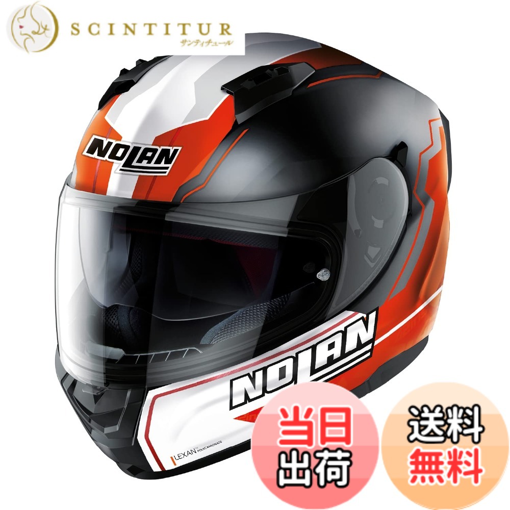 【貨物輸送無料】【国内置き目品】 NOLAN (ノーラン) 自動二輪車用 安全帽 盛りだくさん人間の顔 N60-6 色：洗滌/54、大きさ：M