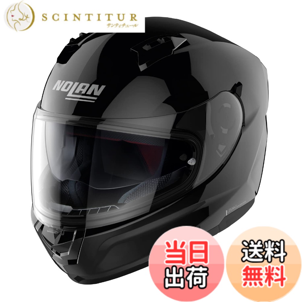 【貨物輸送無料】【国内置き目品】 NOLAN (ノーラン) 自動二輪車用 安全帽 盛りだくさん人間の顔 N60-6 色：益荒男/グロッシーブラック3、大きさ：XL