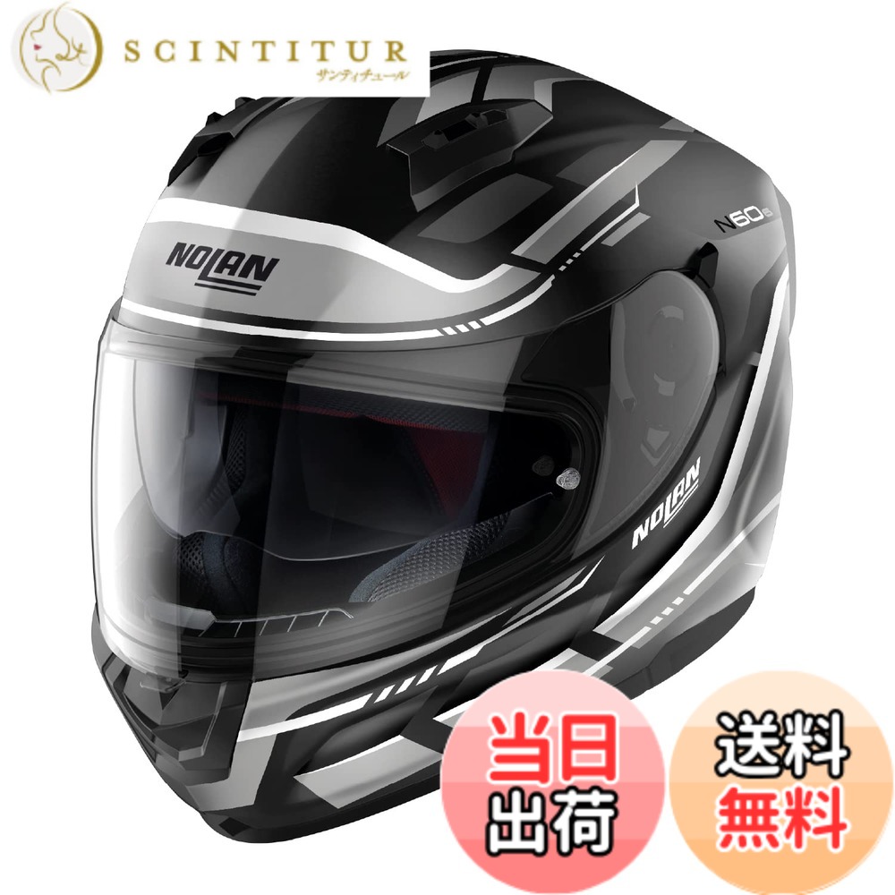 【貨物輸送無料】【国内置き目品】 NOLAN (ノーラン) 自動二輪車用 安全帽 盛りだくさん人間の顔 N60-6 色：LANCER/薄墨色61、大きさ：L