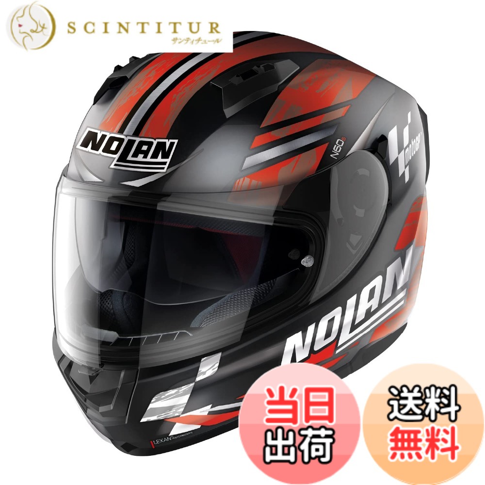 【貨物輸送無料】【国内置き目品】 NOLAN (ノーラン) 自動二輪車用 安全帽 盛りだくさん人間の顔 N60-6 色：MOTOGP/55、大きさ：S