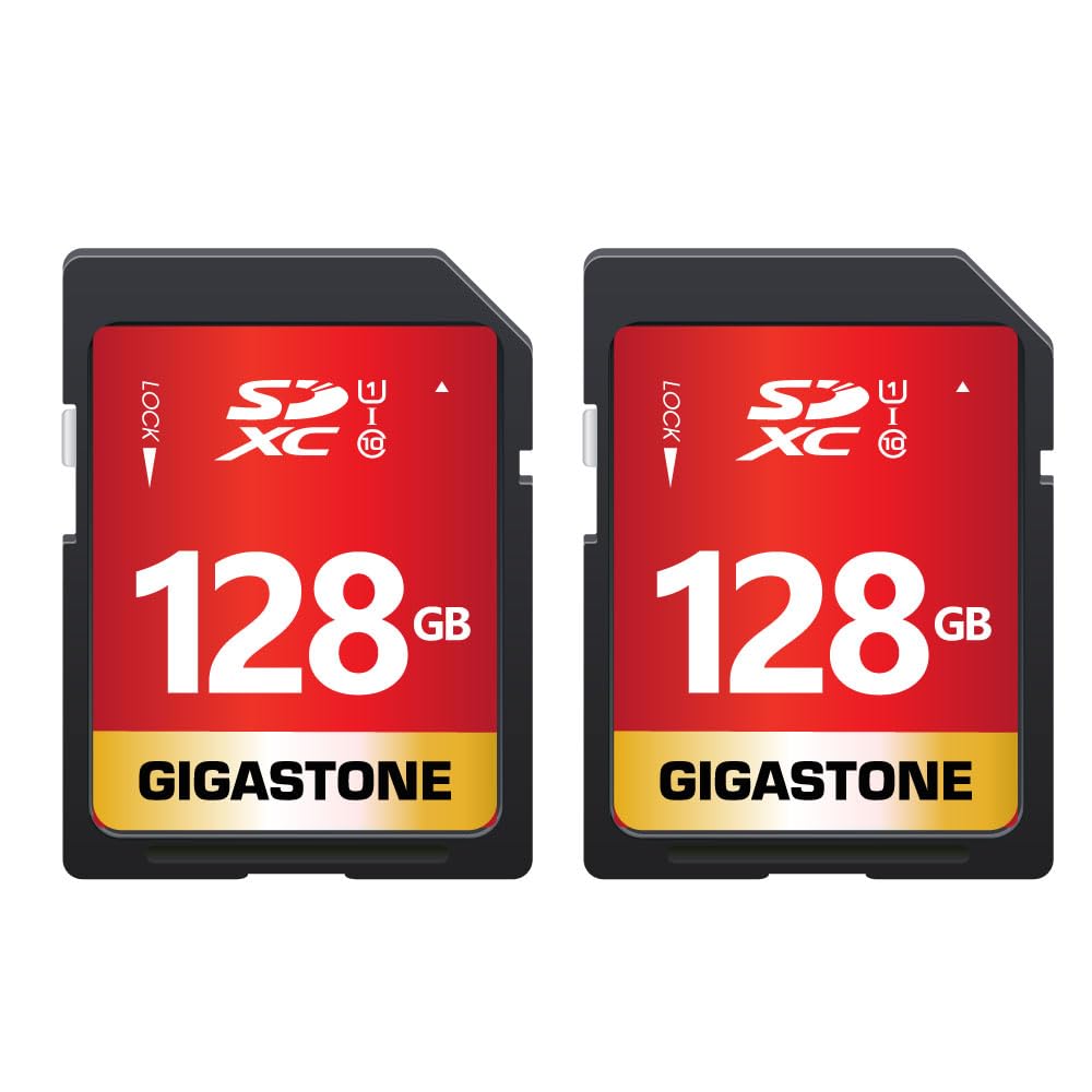 【貨物輸送無料】GIGASTONE Sdcard Full 固定ディスク Variation 2 色：128GB Full 固定ディスク 2枚仕掛ける、大きさ：128GB