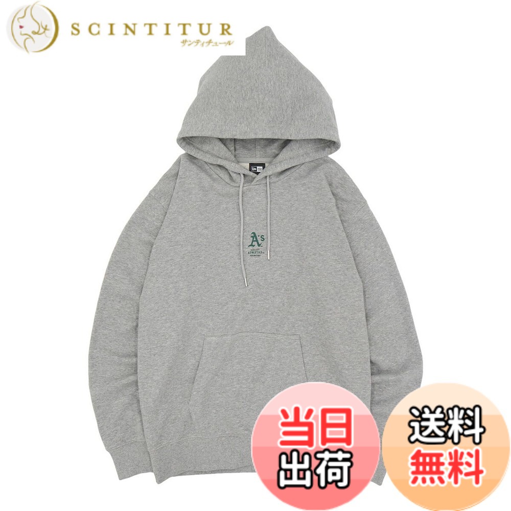 【貨物輸送無料】[ニュー内鰓] スウェットパーカー MLB ゆったり SWEAT PO HOODIE 色：OAK・薄墨色、大きさ：XL