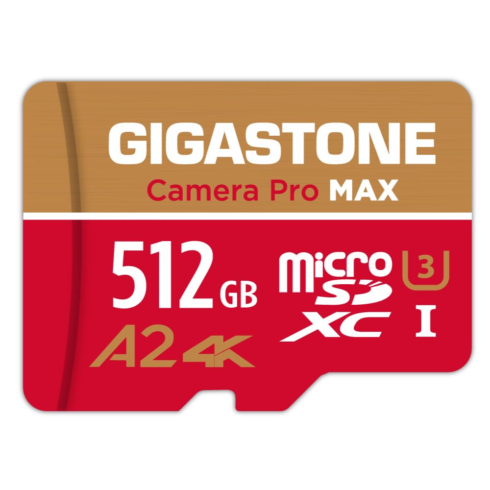 【貨物輸送無料】GIGASTONE マイクロsd歌留多 Redgold-64-4-1-Group 色：512GB Camera Pro Max 1枚仕掛ける、大きさ：512GB Camera Pro Max 1枚仕掛ける