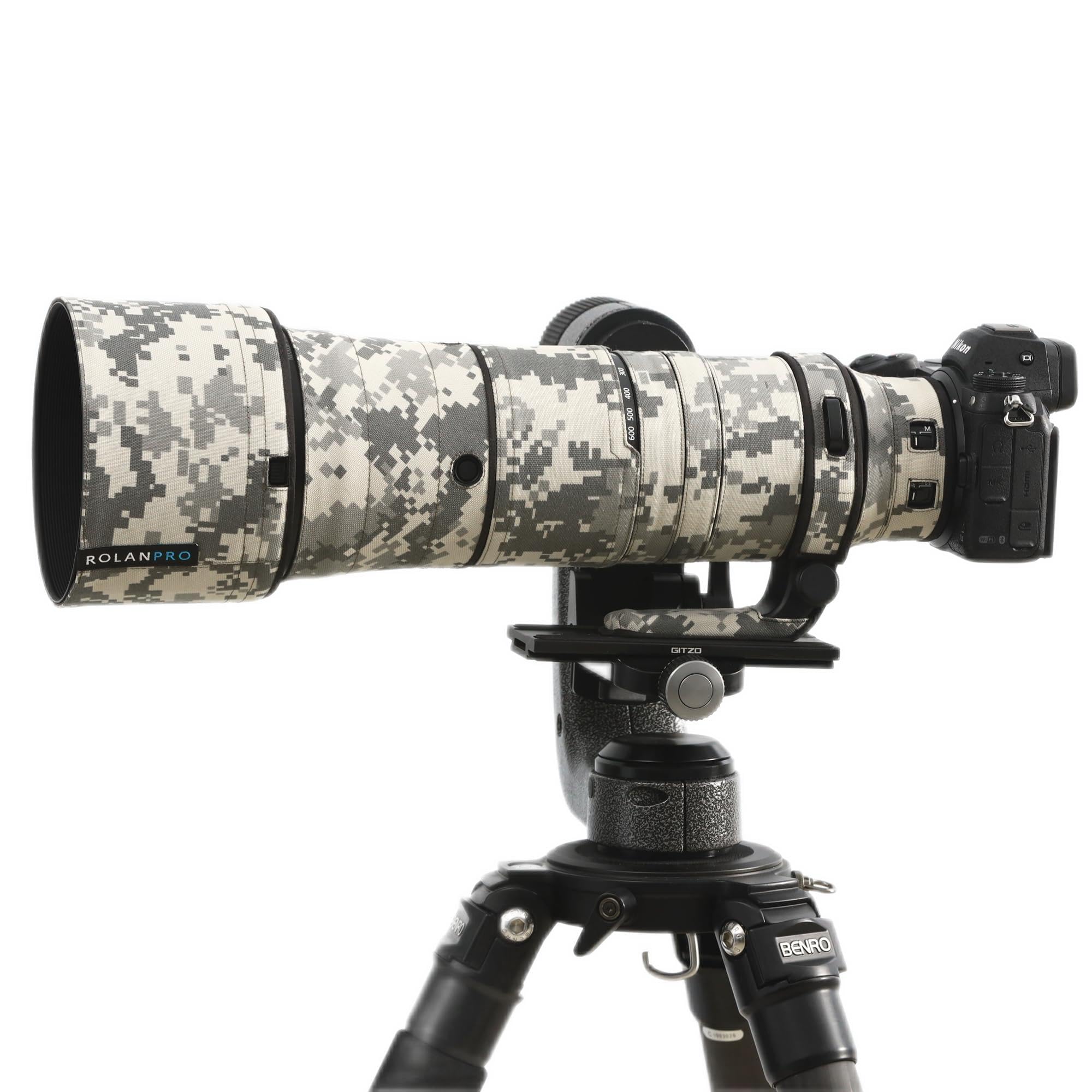 【貨物輸送無料】Rolanpro 水晶体偽装厚地の外套 Nikon Z 180-600粍 F/5.6-6.3 VR取りまかなう水晶体保護すること衣袂容れもの 色：#UCP雨合羽。