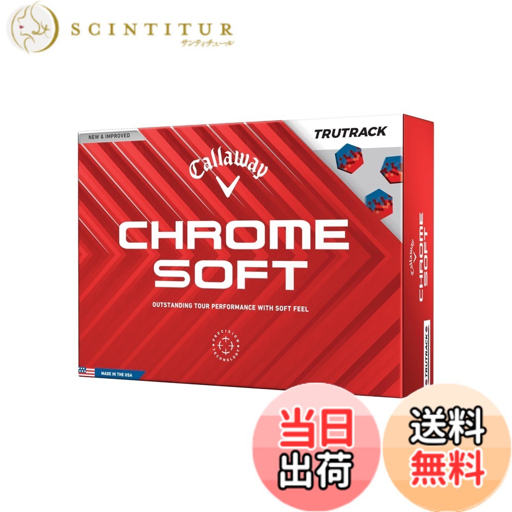 【貨物輸送無料】キャロウェイ(Callaway) ゴルフどんぶり鉢 CHROME SOFT 24 3天下太平社会システム 色：トゥルートラック・ホワイト