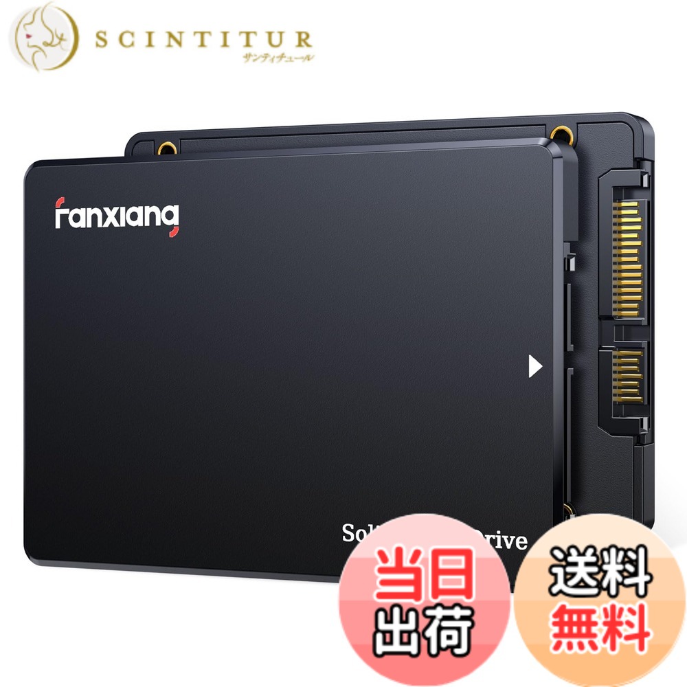 【送料無料】fanxiang SSD 【業界新登場】 SATA3.0 6GB/S 2.5インチ 7mm 内蔵 最大読込 560MB/s [容量モデル：256GB/512GB/1TB/2TB/4TB] 最大4TB 3D NANDフラッシュ技術 SATAIII PS4動作確認済み/HDD換装/高速化/エラー訂正/データ保護 色：ブラック、サイズ：S101Q-1TB｜サンティチュール