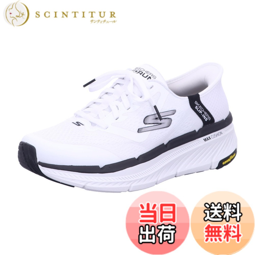 【貨物輸送無料】SKECHERS(スケッチャーズ) メンズ Max Cushioning Premier 2.0 Ascendant Ii Hands Free Slip-insスニーカーブーツ 色：WBK、大きさ：26.0 珊