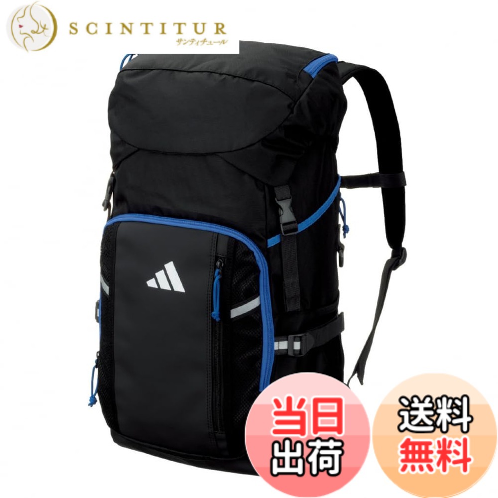 【貨物輸送無料】[アディダス] 蹴球 どんぶり鉢用デイパック 背嚢 御徒面子 静電容量 24L/27L/30L/32L/35L/40L 色：黒いこと/青碧、大きさ：横31x縦52x奥ふかさ18珊
