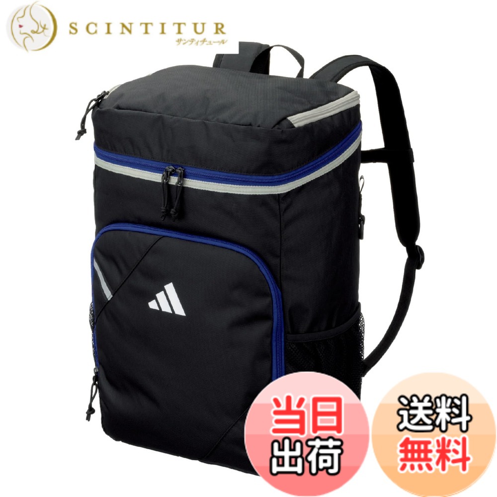 【貨物輸送無料】[アディダス] 蹴球 どんぶり鉢用デイパック 背嚢 御徒面子 静電容量 24L/27L/30L/32L/35L/40L 色：黒いこと/青碧、大きさ：横30x縦46x奥ふかさ18珊