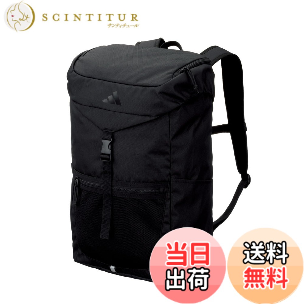 【貨物輸送無料】[アディダス] 蹴球 どんぶり鉢用デイパック 背嚢 御徒面子 静電容量 24L/27L/30L/32L/35L/40L 色：黒いこと、大きさ：横29x縦47x奥ふかさ17珊