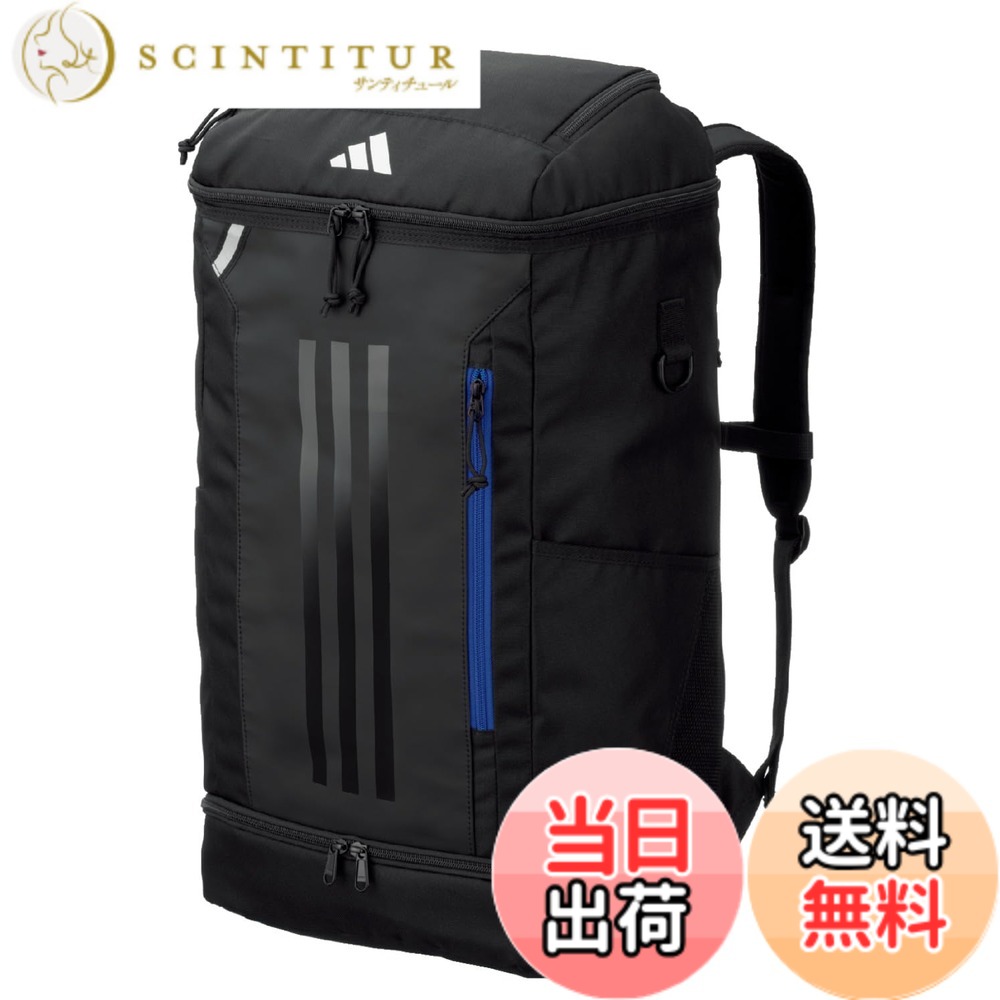 【貨物輸送無料】[アディダス] 蹴球 どんぶり鉢用デイパック 背嚢 御徒面子 静電容量 24L/27L/30L/32L/35L/40L 色：黒いこと/青碧、大きさ：横33x縦58x奥ふかさ20珊