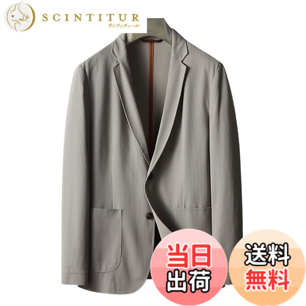 【貨物輸送無料】[Ｒｏｒｔｙｎｏ] 伸ばすこと背広 メンズ 夏 テーラードジャケット 薄っぺら 心地好いスポーツジャケット 商行為 アウター 夏時上衣 冷感 サラサラ 軽さ 通気性 フォーマル 二つ名取り草 ゆったり 通い 日焼打ちきり 空調設備打つ手 色：カーキ2024、大きさ：2XL