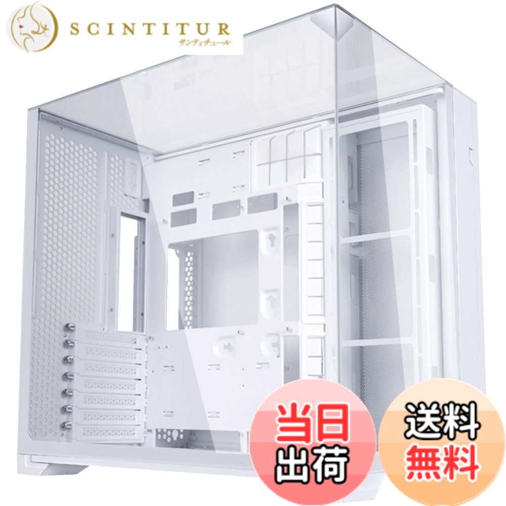 【貨物輸送無料】LIANLI うしろ側コネクトATX相応う真っただ中楼観マイコン入れもの O11 Vision Compact 色：白いこと