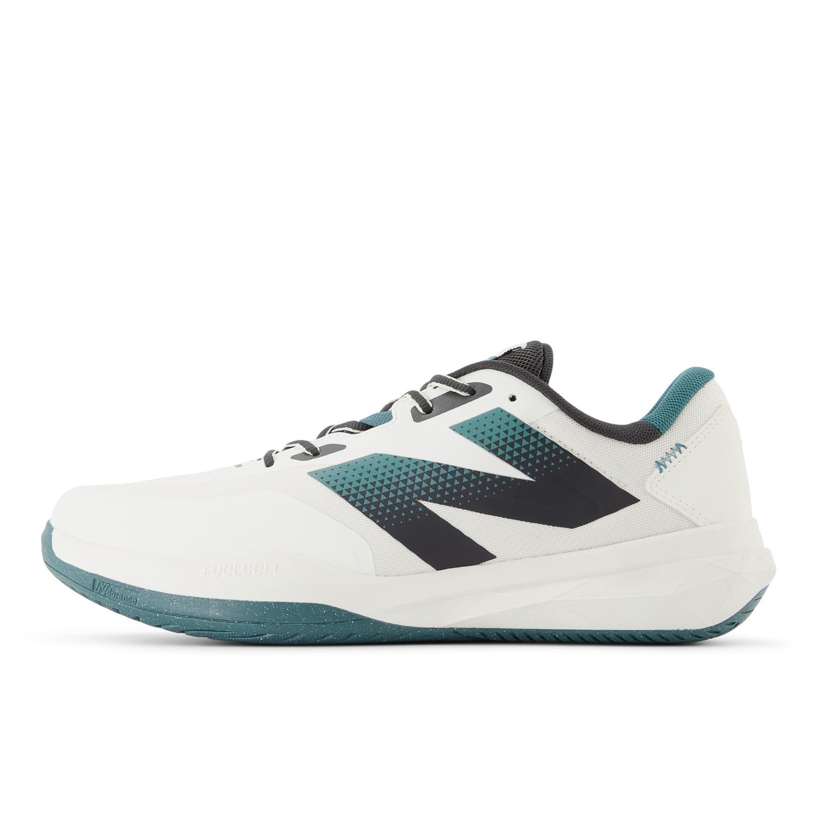 【送料無料】new balance(ニューバランス) メンズ 796 v4 MCH796 オールコート ハードコート 部活テニスシューズ 色：N4(SEA SALT/GREEN)、サイズ：28.5 cm 2E｜サンティチュール
