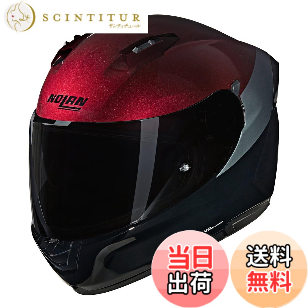 【送料無料】【国内正規品】 NOLAN (ノーラン) バイク用 ヘルメット フルフェイス N60-6 色：RED/343、サイズ：L｜サンティチュール