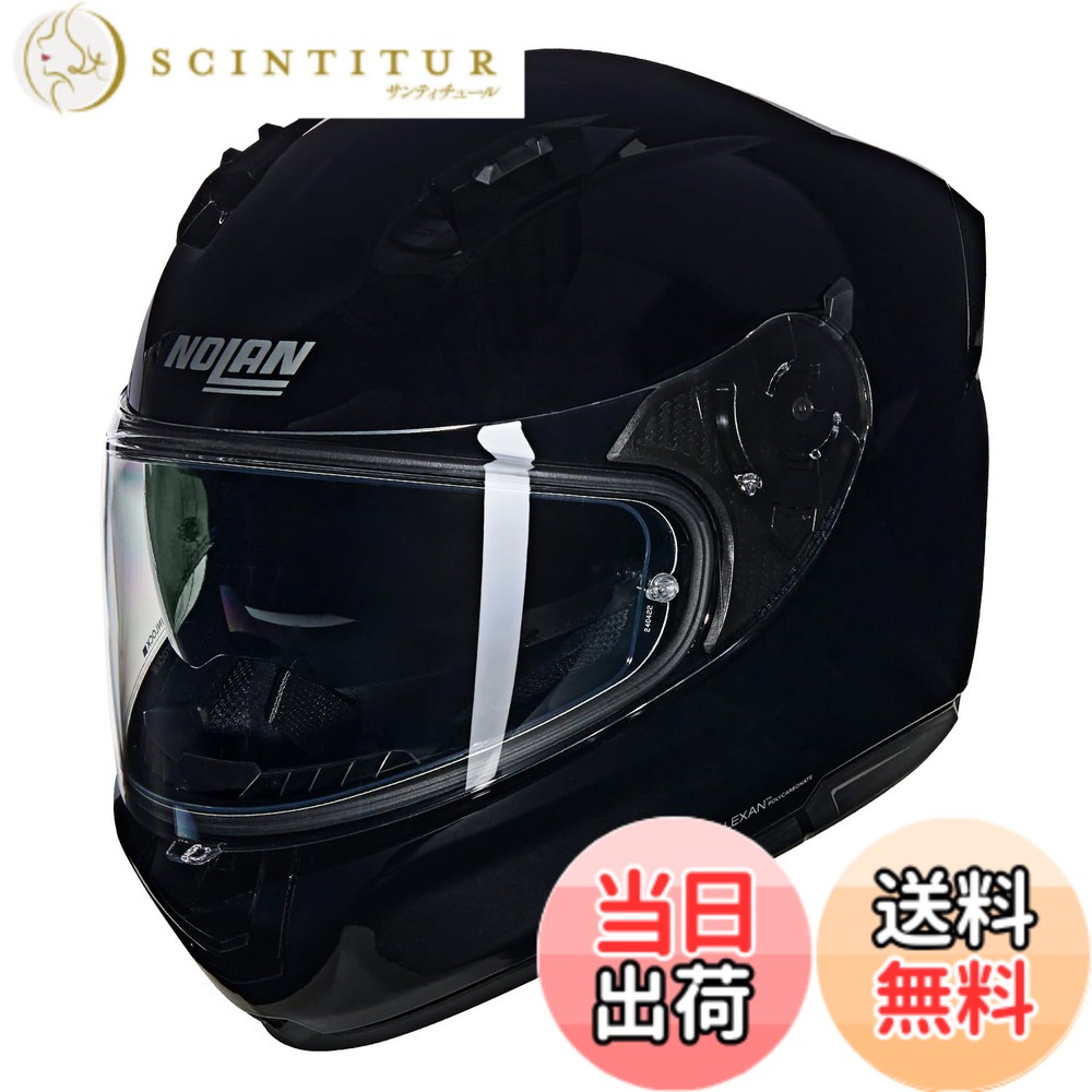 【送料無料】【国内正規品】 NOLAN (ノーラン) バイク用 ヘルメット フルフェイス N60-6 色：BLACK/301、サイズ：L｜サンティチュール