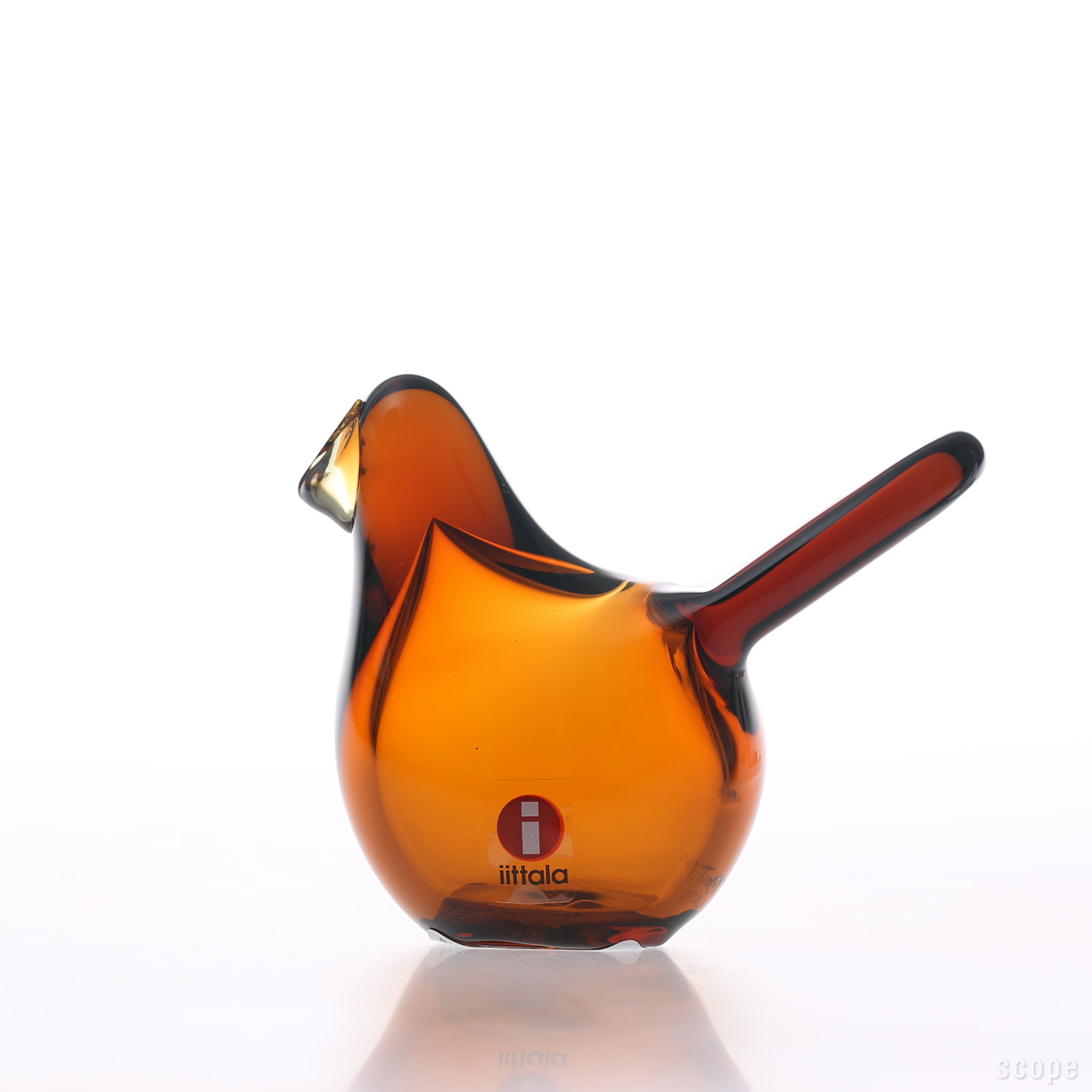 【0109】イッタラ / バード バイ オイバ トイッカ Sieppo コッパー×レモン [iittala / Birds by Oiva Toikka]
