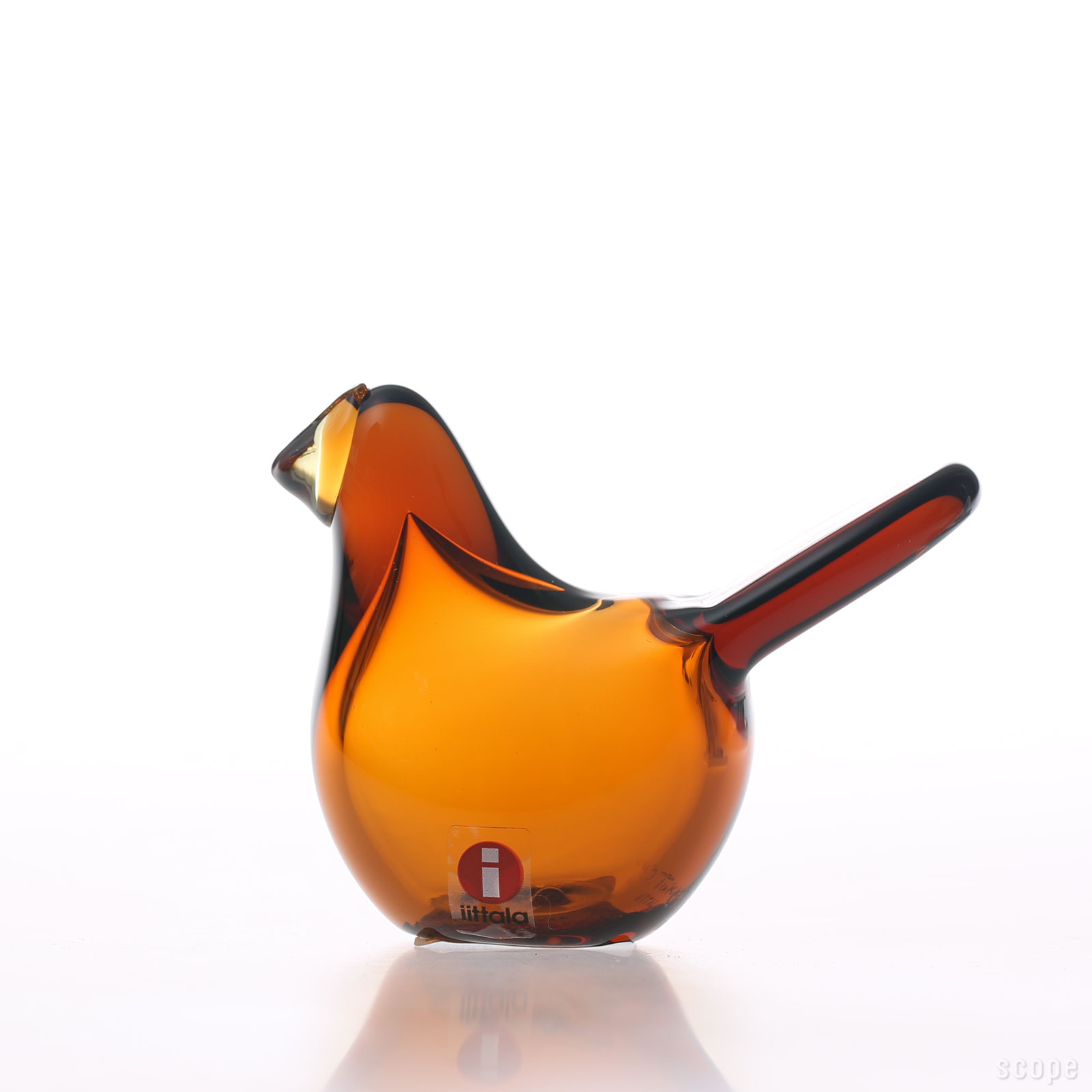 【0134】イッタラ / バード バイ オイバ トイッカ Sieppo コッパー×レモン [iittala / Birds by Oiva Toikka]