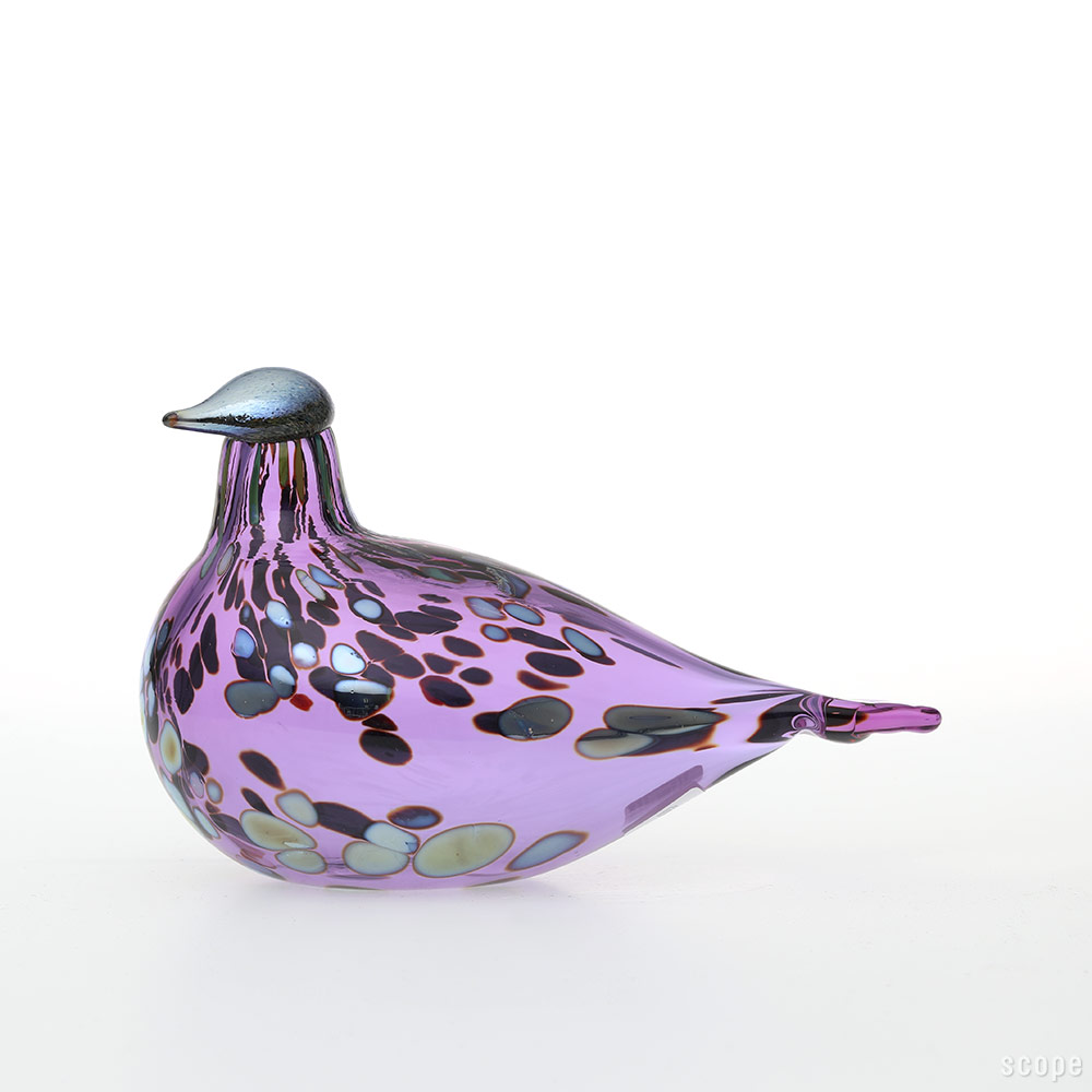 【１点購入につきオリジナルノベルティ プレゼント】【No.875】イッタラ / バード バイ オイバ トイッカ Amethyst bird [iittala / Birds by Oiva Toikka]｜scope version.R