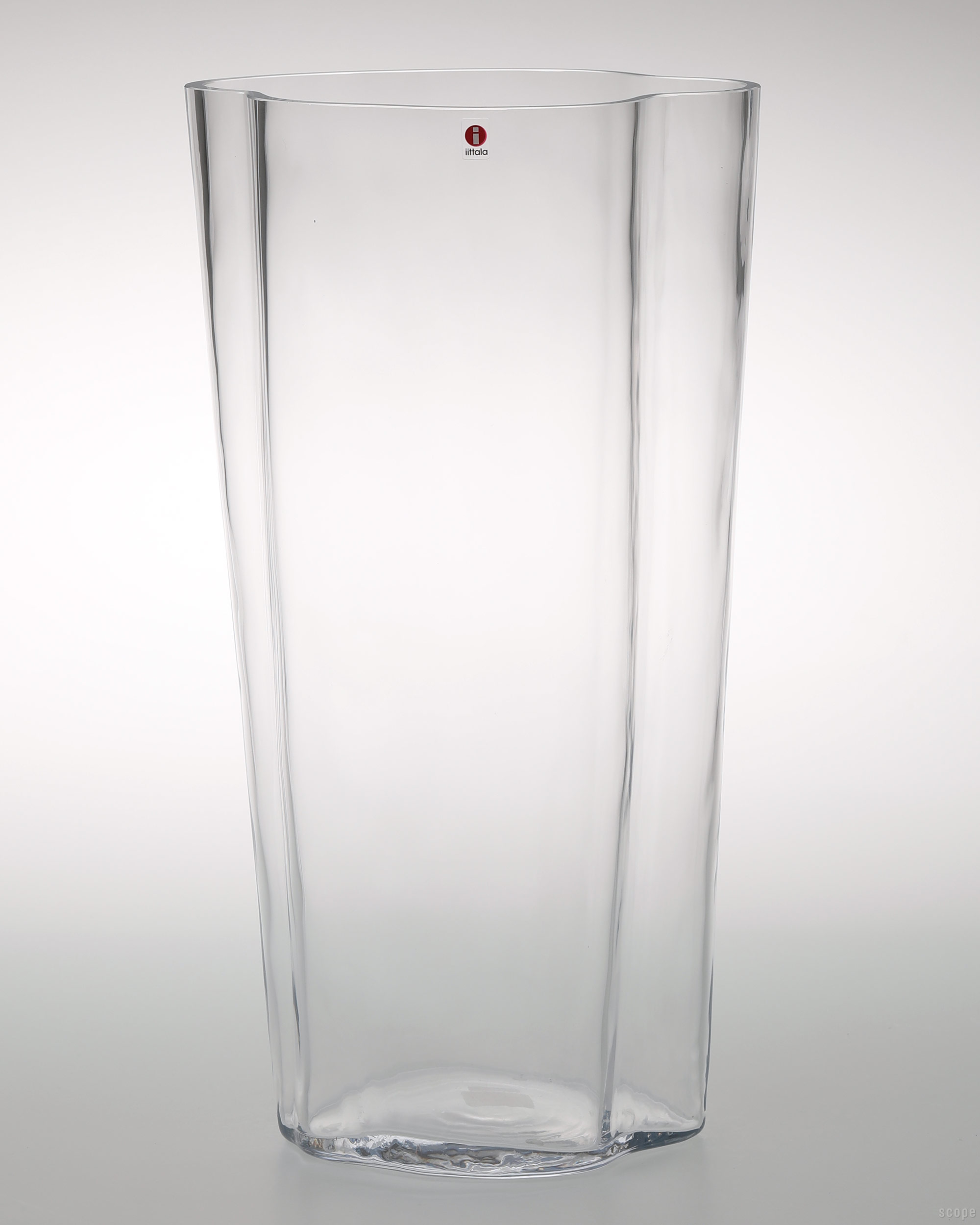 【0050】イッタラ / アアルト ベース 400mm スモーキークリア [ Iittala Alvar Aalto Vase ]